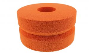 Sponge rubber – roll with groove