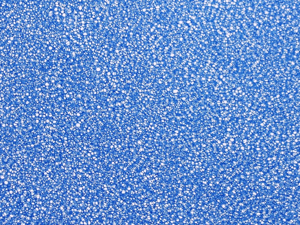 PPI Filter Foam Mat blue 50x50x10 cm